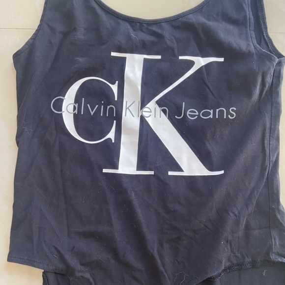 Calvin Klein Jeans bodysuit size S - Picture 2 of 3